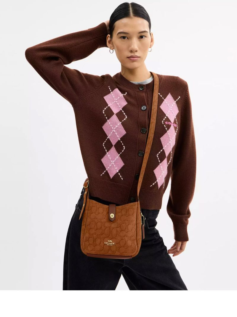 COACH Hadley Mini Crossbody Bag In Signature Suede - Image 6