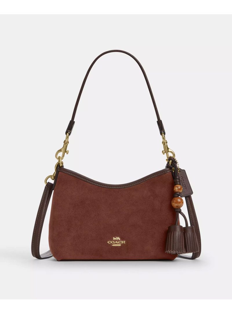 COACH Laurel Small Shoulder Bag With Tassels