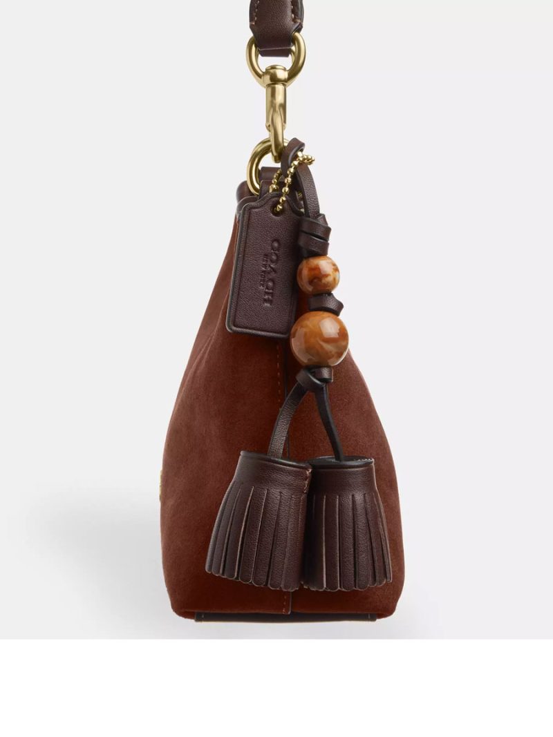 COACH Laurel Small Shoulder Bag With Tassels - Image 4