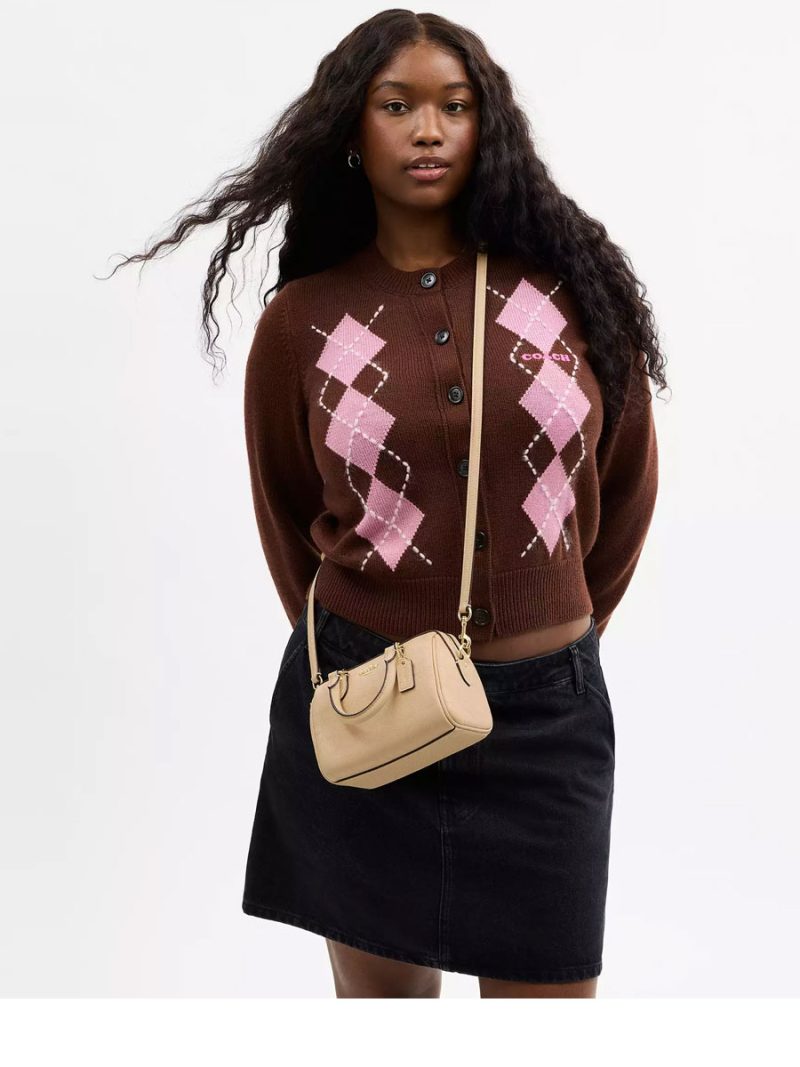COACH Mini Rowan Crossbody Bag In Signature Leather - Image 5