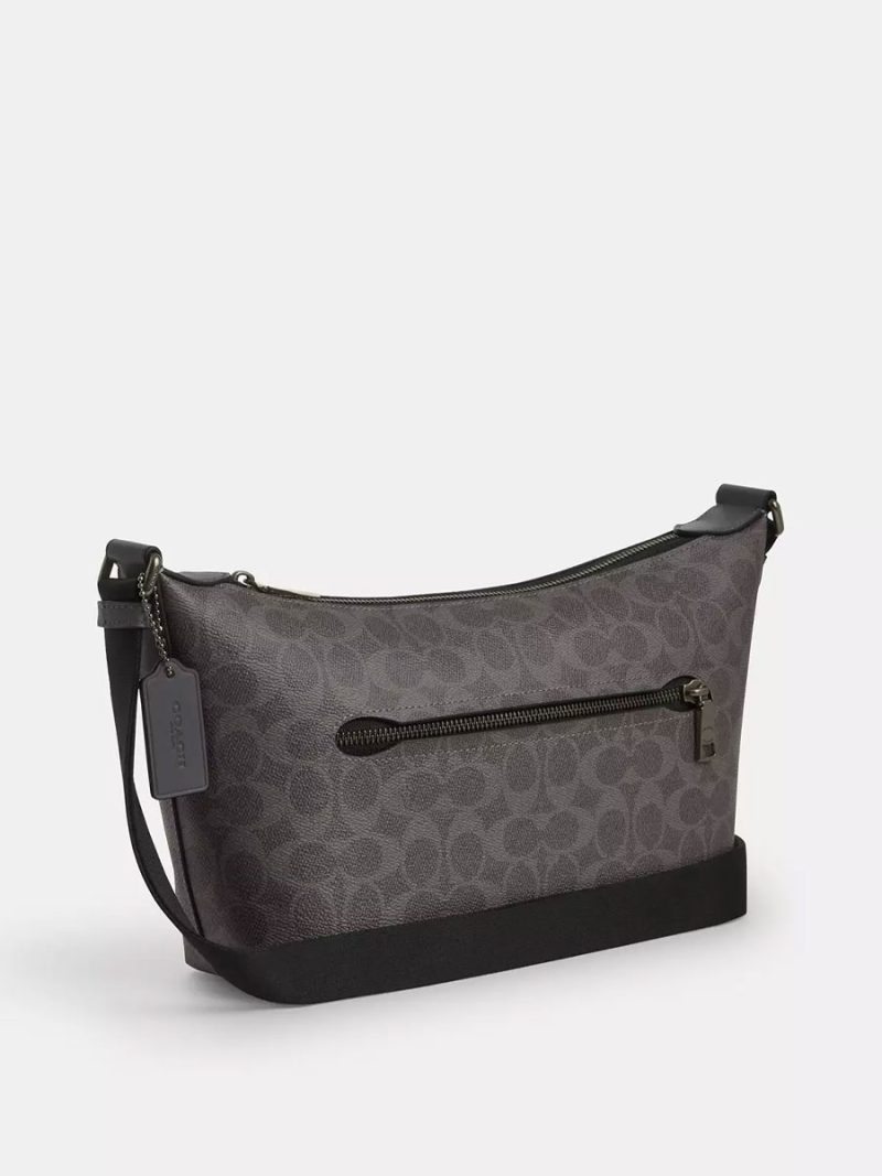 COACH Small Finn Crossbody Bag With Pouch In Signature Canvas - Image 3