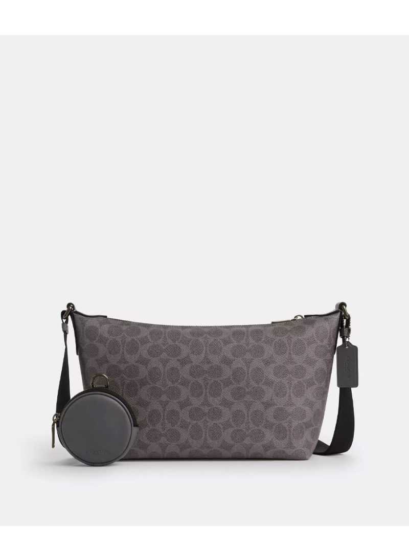 COACH Small Finn Crossbody Bag With Pouch In Signature Canvas