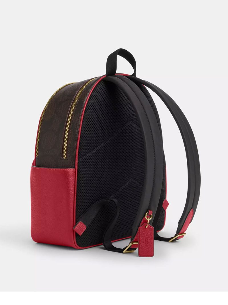 COACH Court Backpack In Maxi Signature Canvas - Image 3