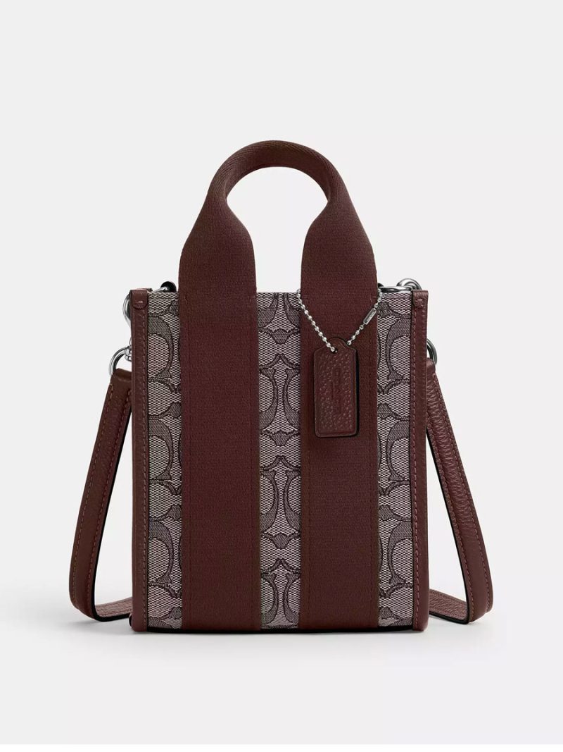 COACH Smith Mini Tote Bag In Signature Jacquard