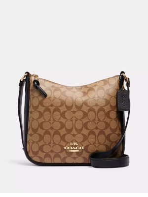 COACH Ellie File Bag In Signature Canvas