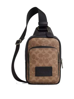 COACH Racer Sling Pack In Signature Canvas