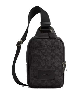 COACH Racer Sling Pack In Signature Canvas