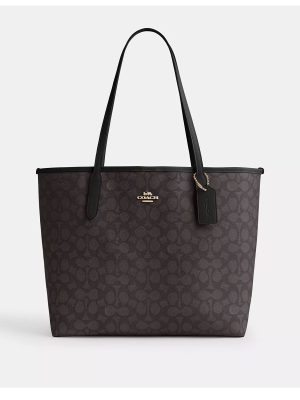 COACH City Tote Bag In Signature Canvas