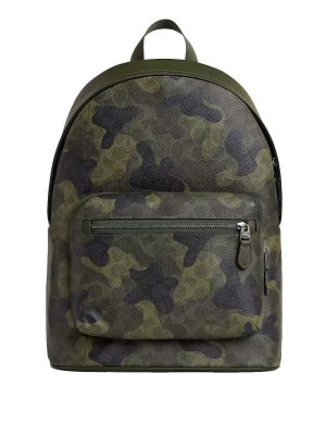 COACH West Backpack In Signature Camo Print