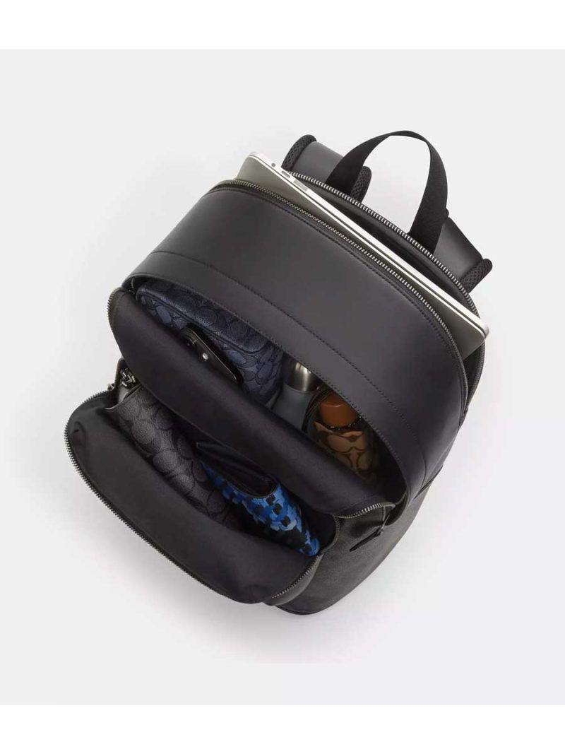COACH West Backpack In Signature Camo Print - Image 3