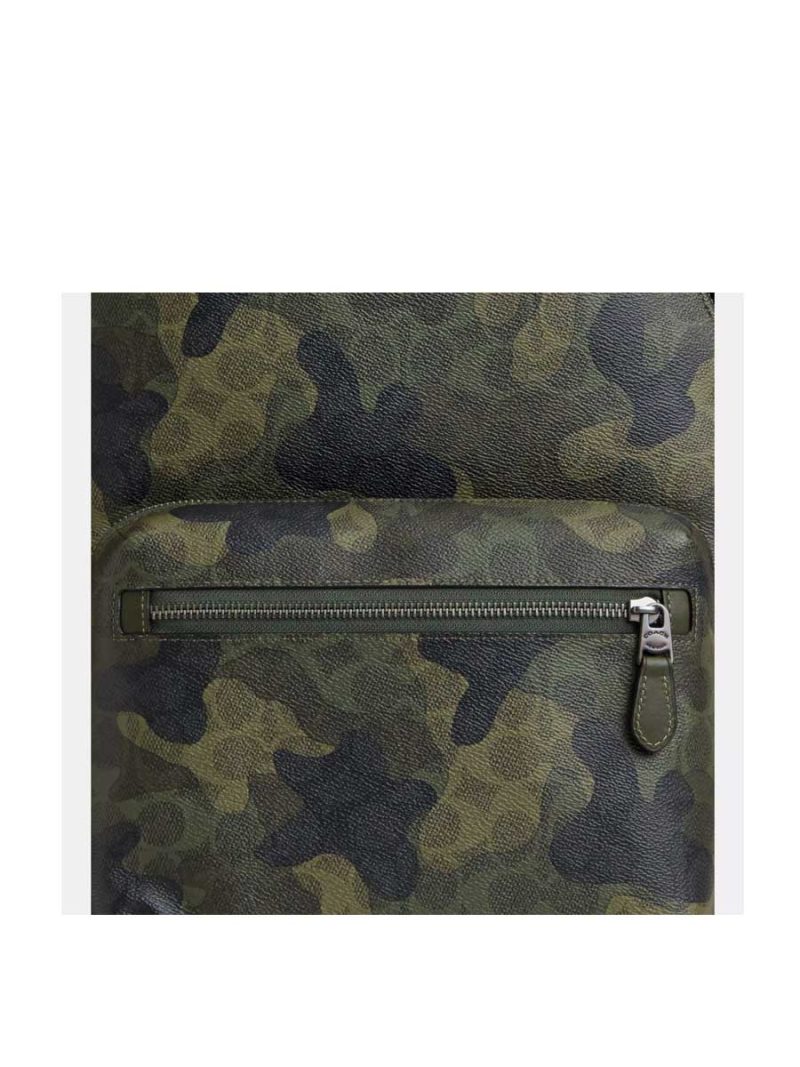 COACH West Backpack In Signature Camo Print - Image 5