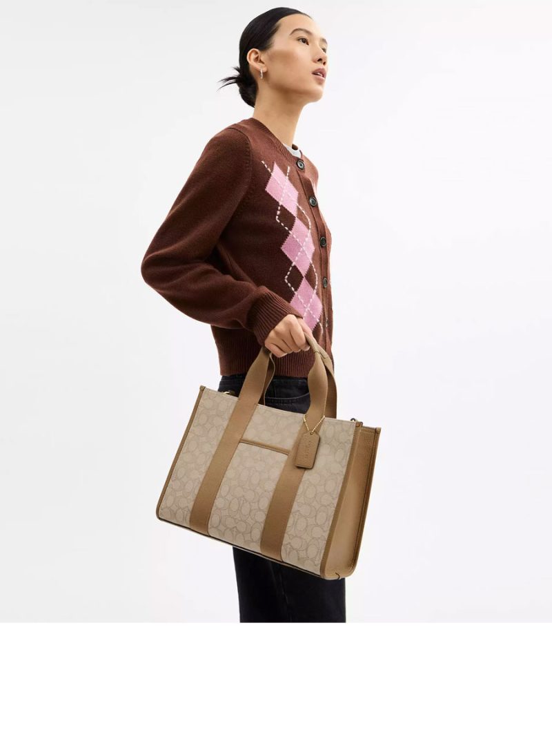 COACH Smith Tote Bag In Signature Jacquard - Image 5