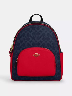 COACH Court Backpack In Signature Canvas
