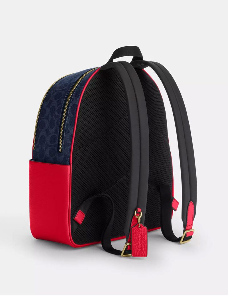 COACH Court Backpack In Signature Canvas - Image 3