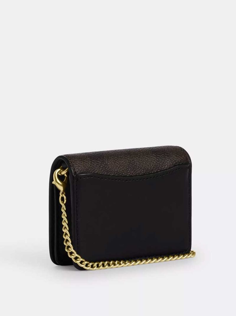 COACH Mini Wallet On A Chain In Signature Canvas - Image 3