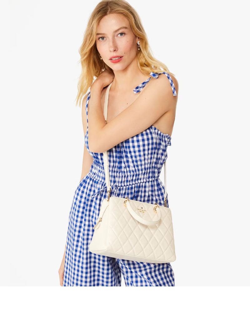 KATE SPADE Carey Quilted Sullivan Satchel - Image 6