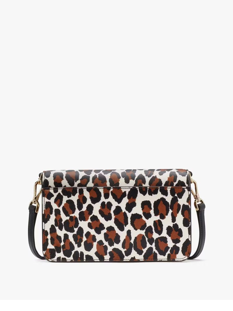 KATE SPADE Madison Spotted Leopard Willow Mini Flap Crossbody - Image 3