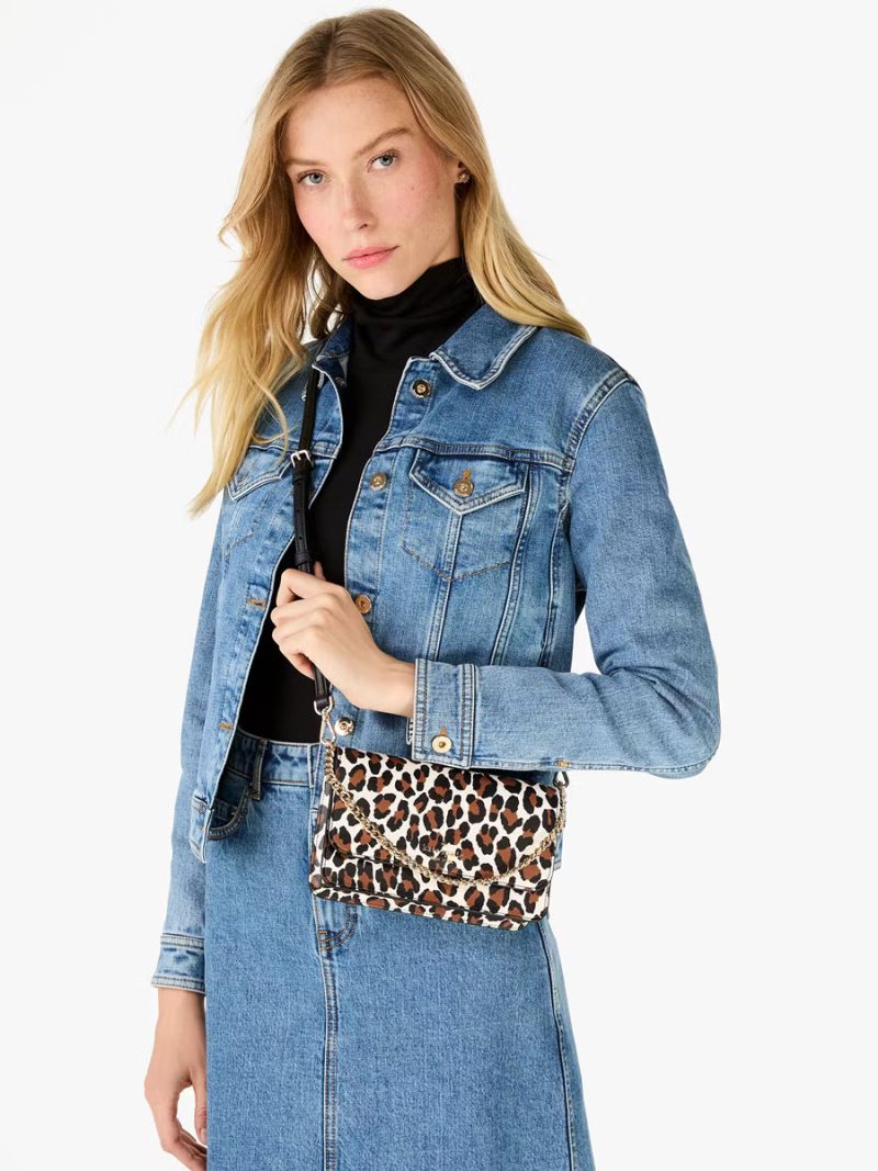 KATE SPADE Madison Spotted Leopard Willow Mini Flap Crossbody - Image 4