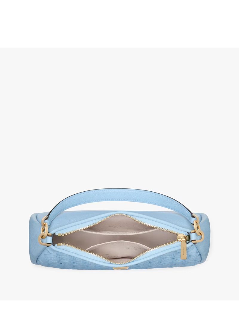 KATE SPADE Kayla Woven Leather Small Convertible Shoulder Bag - Image 2