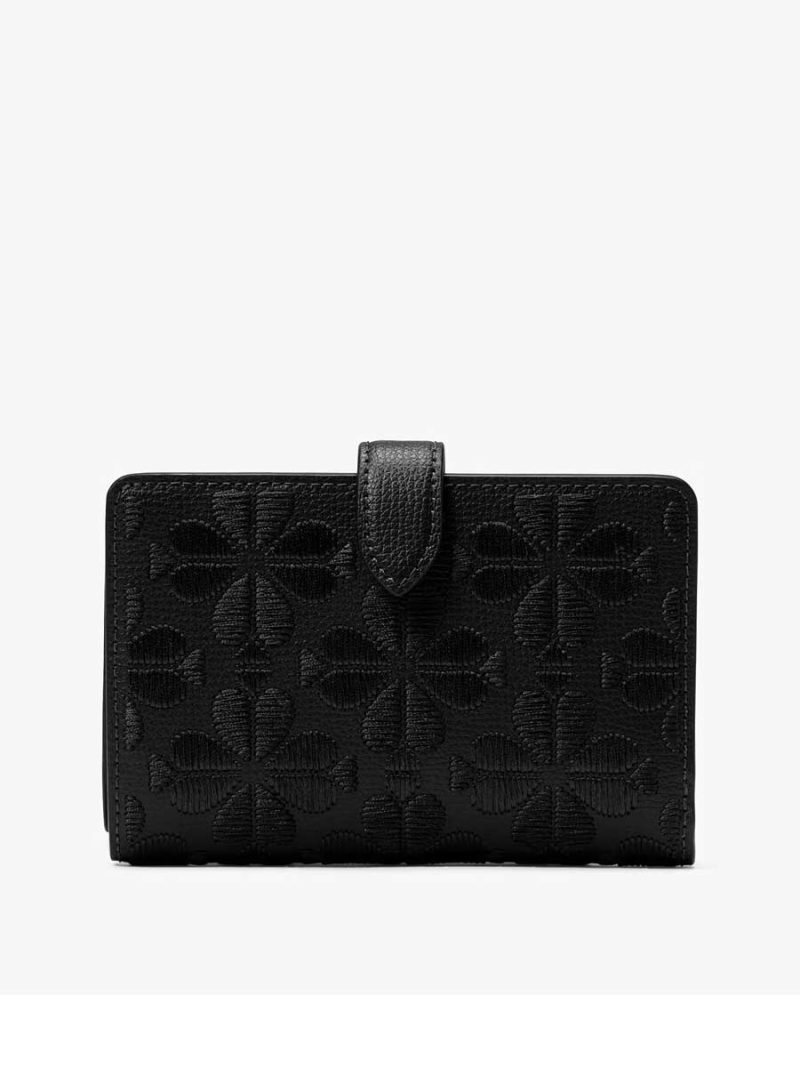 KATE SPADE Spade Flower Embroidered Medium Bifold Wallet - Image 3