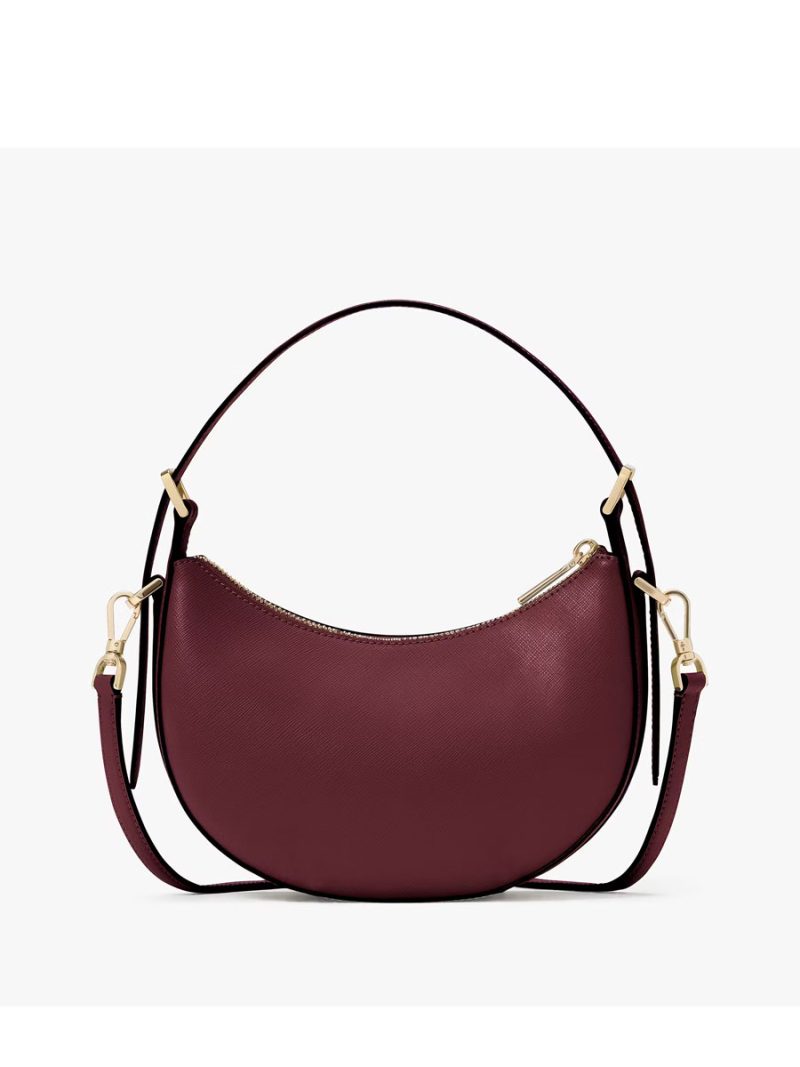 KATE SPADE Nova Floral Applique Crescent Shoulder Bag - Image 4