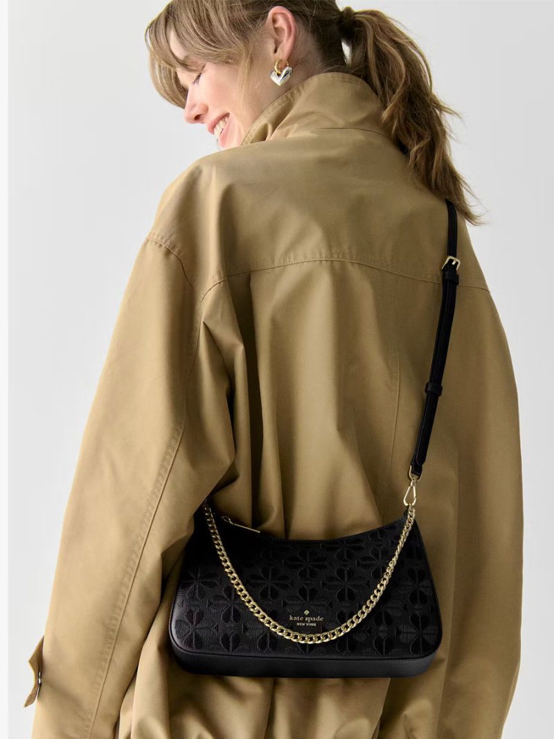 KATE SPADE Spade Flower Embroidered Medium Convertible Crossbody - Image 5