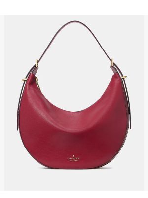 KATE SPADE Nova Smooth Leather Large Crescent Shoulder Bag