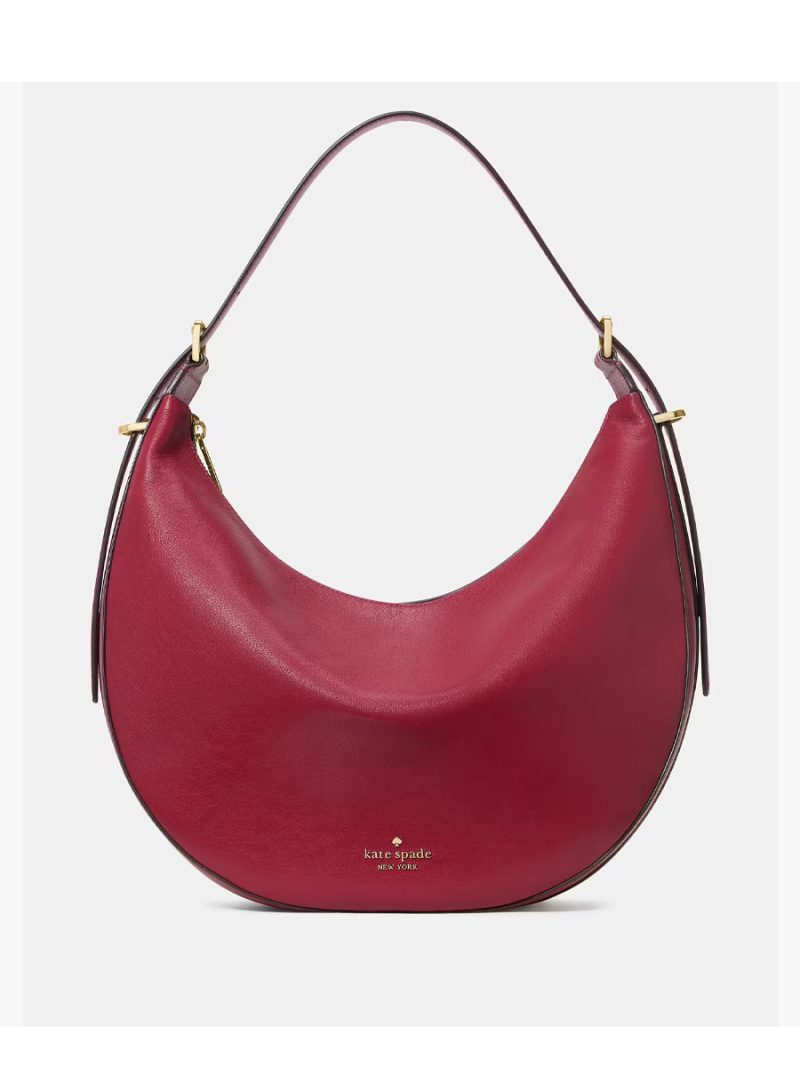 KATE SPADE Nova Smooth Leather Large Crescent Shoulder Bag