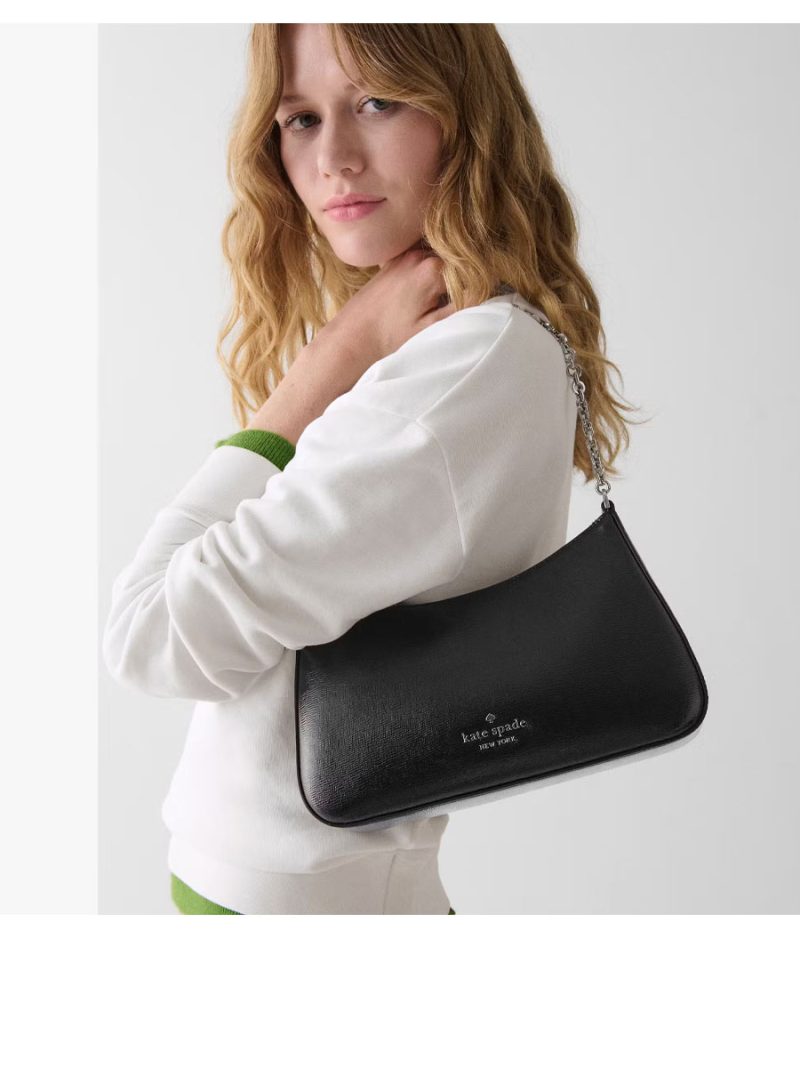 KATE SPADE Margot Textured Patent Leather Convertible Crossbody - Image 5