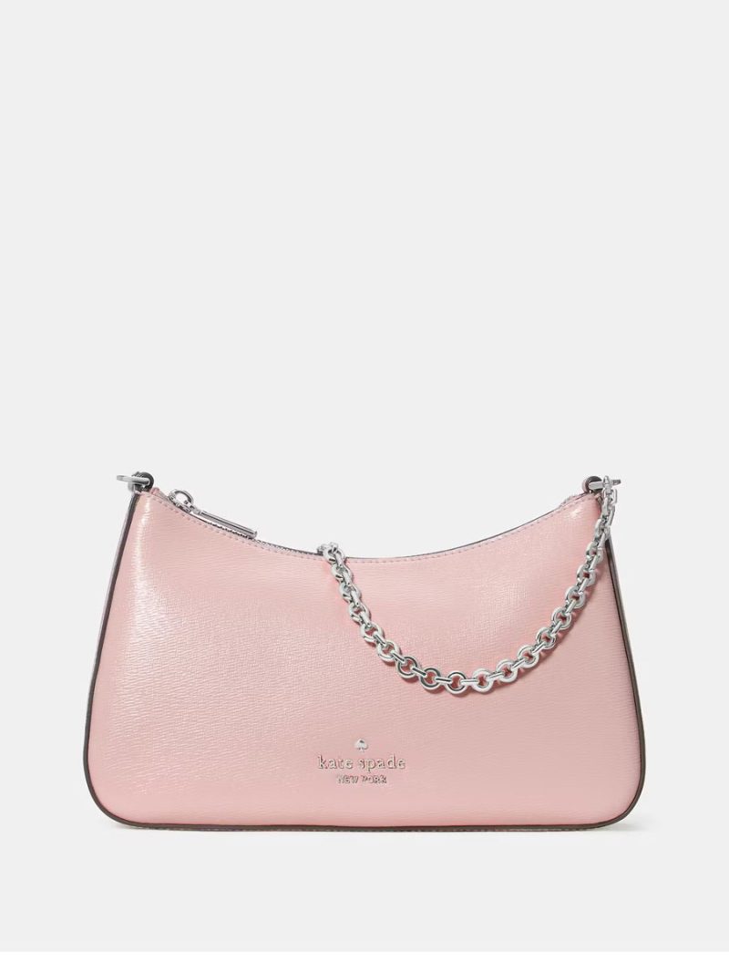 KATE SPADE Margot Textured Patent Leather Convertible Crossbody