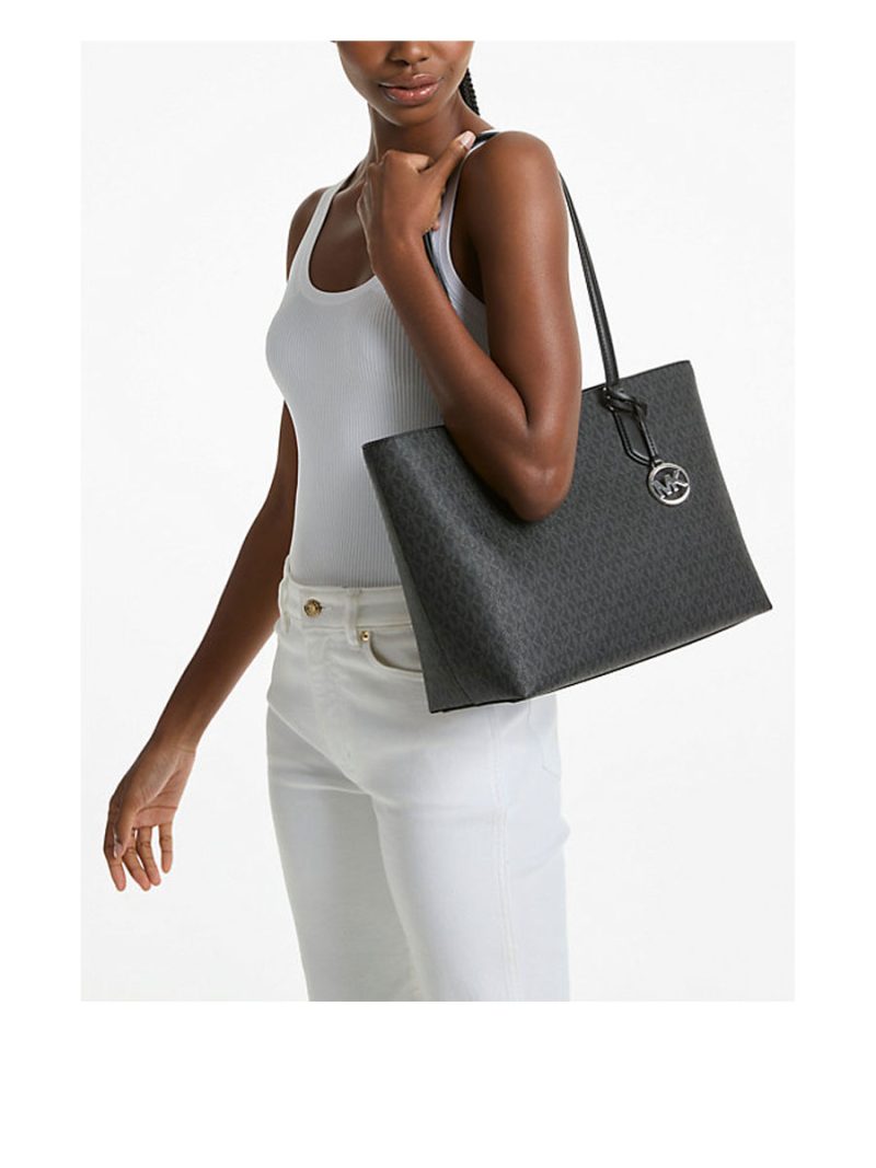 MICHAEL Michael Kors Sheila Large Signature Logo Tote Bag - Image 3