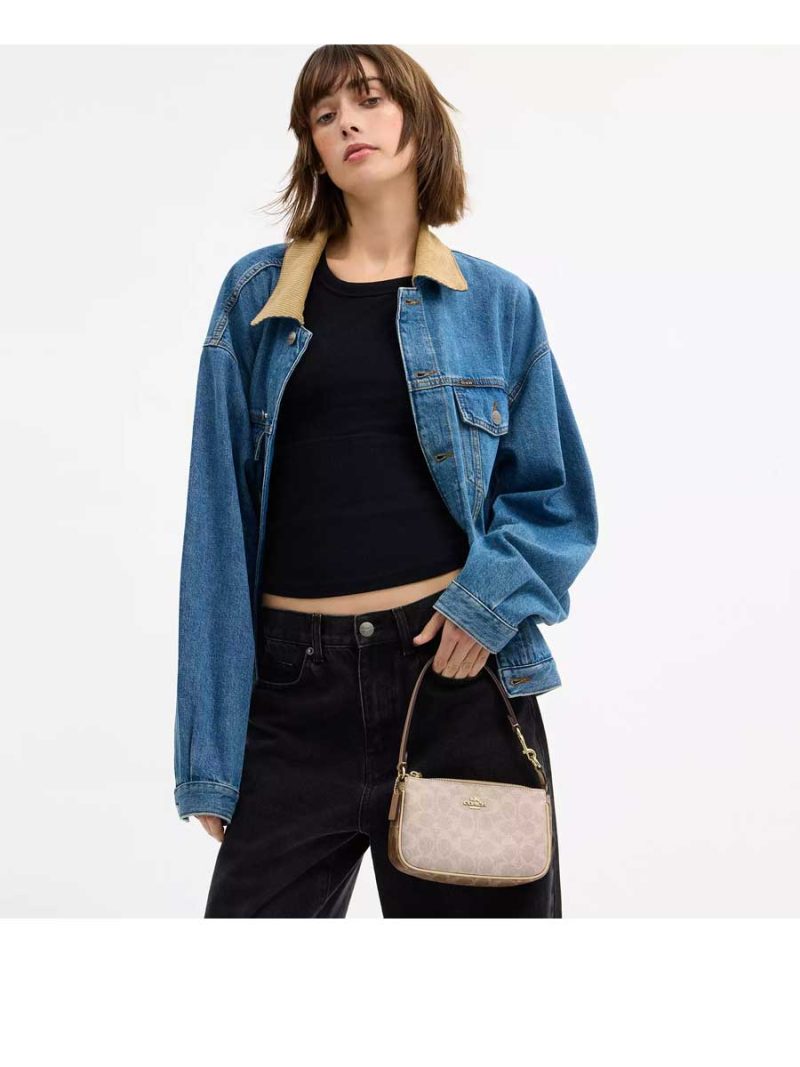 COACH Nolita 19 In Blocked Signature Canvas - Image 7