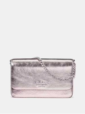 KATE SPADE Madison Metallic Willow Mini Flap Crossbody