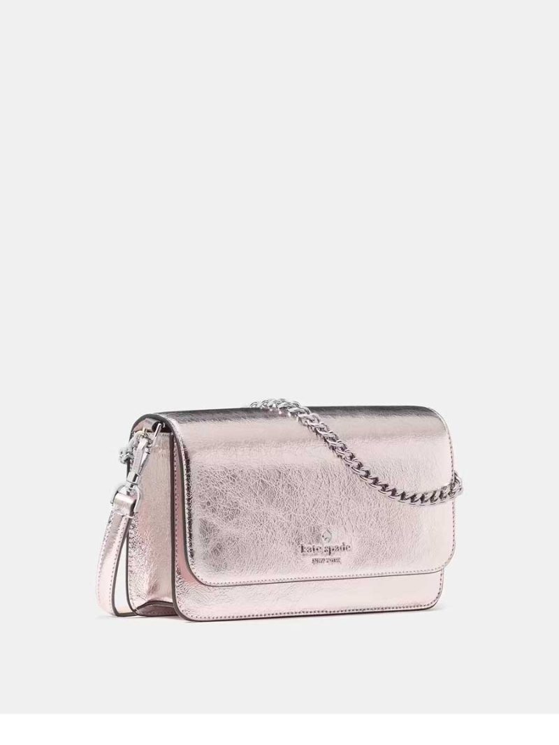 KATE SPADE Madison Metallic Willow Mini Flap Crossbody - Image 5