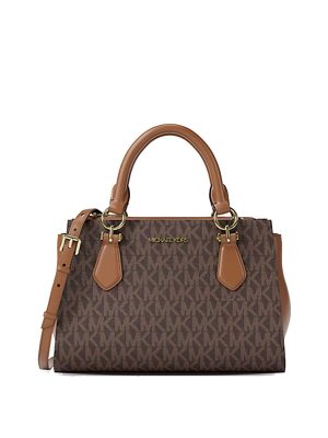 MICHAEL Michael Kors Marilyn Small Signature Logo Messenger Bag